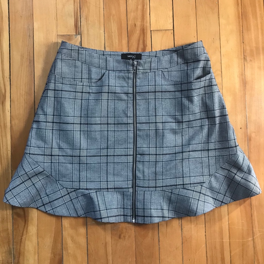 Plaid Mini Skirt